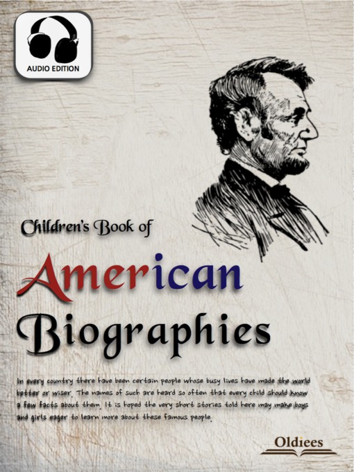 Cover image for Children's Book of American Biographies